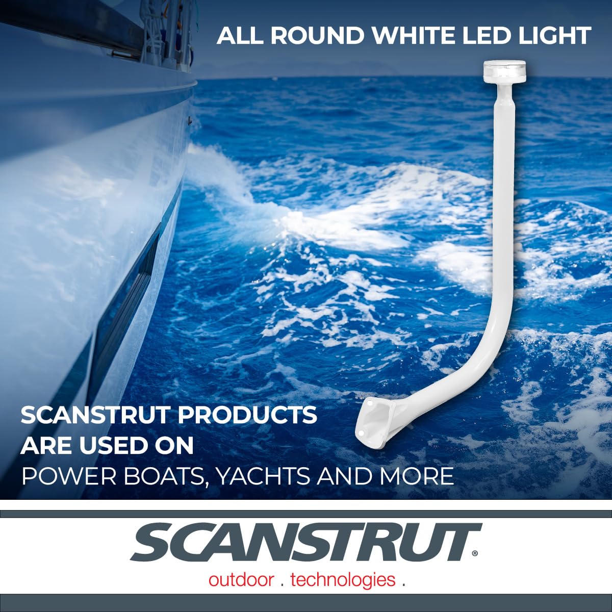 Central Light Bar Scanstrut APT-LB-L1 with All-Round White LED Light