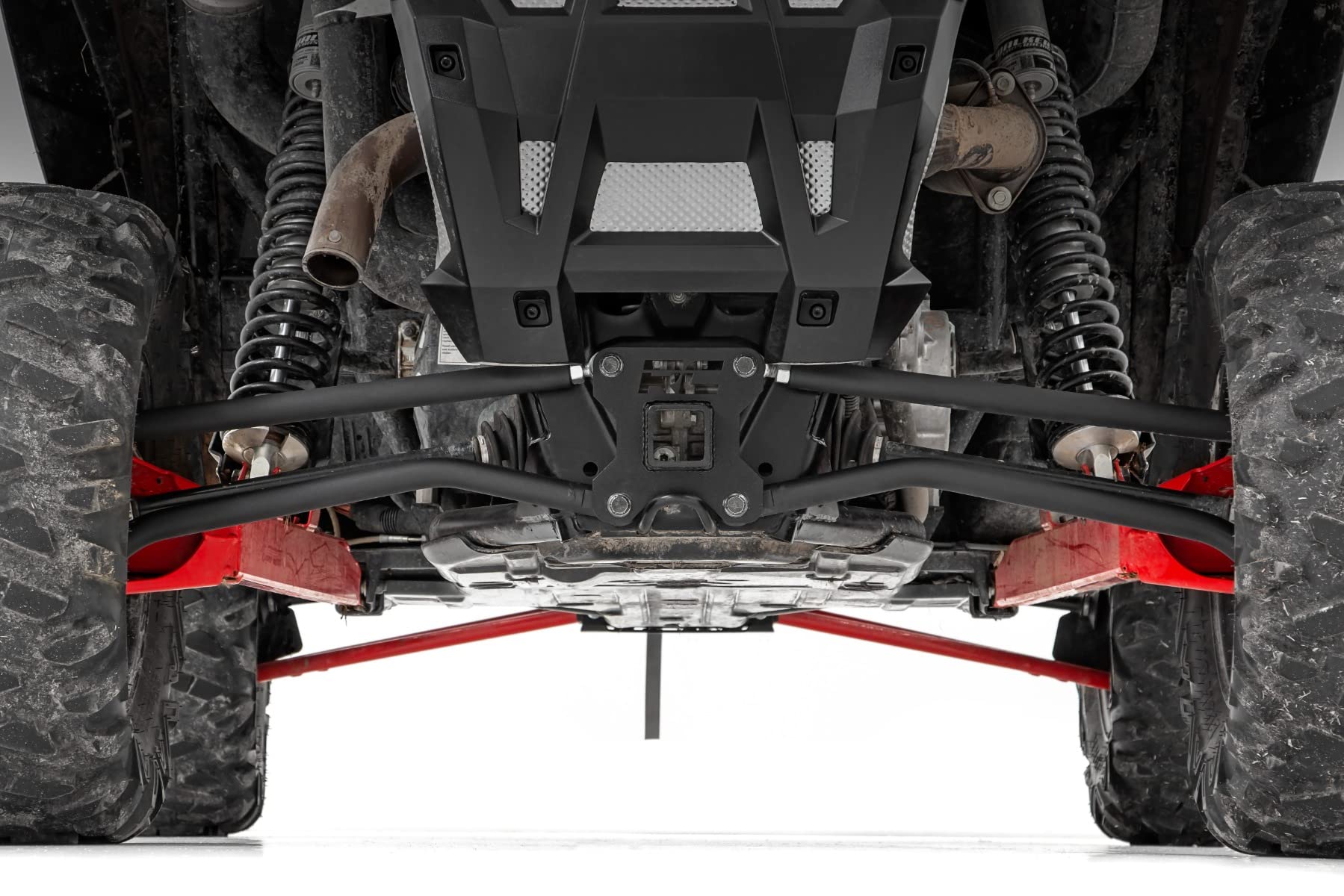 Rough Country High Clearance Heavy Duty Rear Radius Arm Kit for 2014+ Polaris RZR XP 1000/2014+ Polaris RZR XP 1000 – Fits Models with 10mm Radius Arm Bolts – Off-Road Performance Upgrade