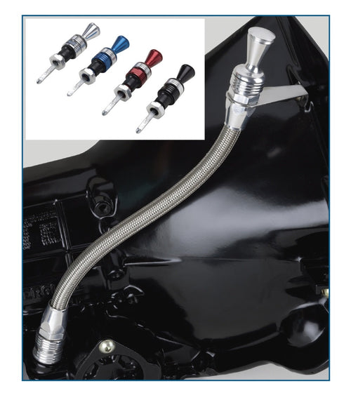 Lokar 3" Direct Mount Anchor Tight Locking Flexible Transmission Dipstick 1209184