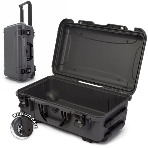 Hard Case NANUK 935 – Waterproof Equipment Case with Wheels, 22” x 14” x 9” – Dustproof and Impact Resistant, Airline Carry-On Approved – Graphite