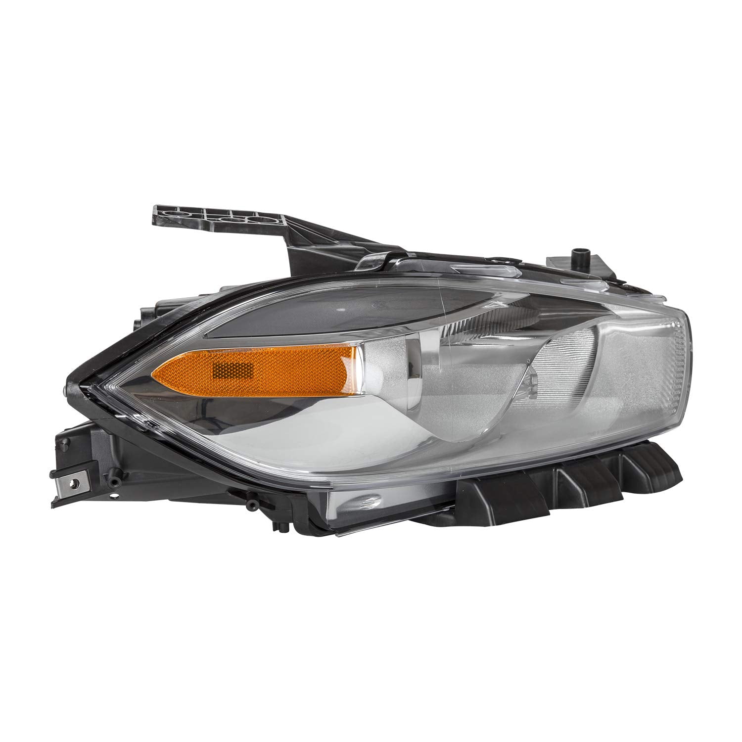 Right TYC Headlight Assembly Compatible with 2013-2015 Dodge Dart