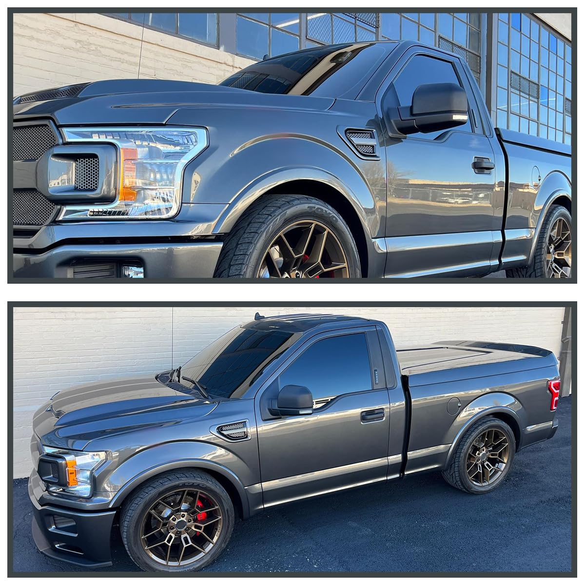 Power Spec-D Tuning Heated+LED Turn Signal Black Left Driver Side Mirror Compatible with 2015-2020 Ford F150