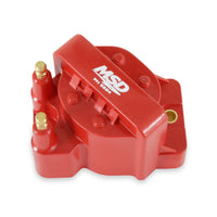 2 Tower Style MSD 8224 Ignition Coil Pack, Red