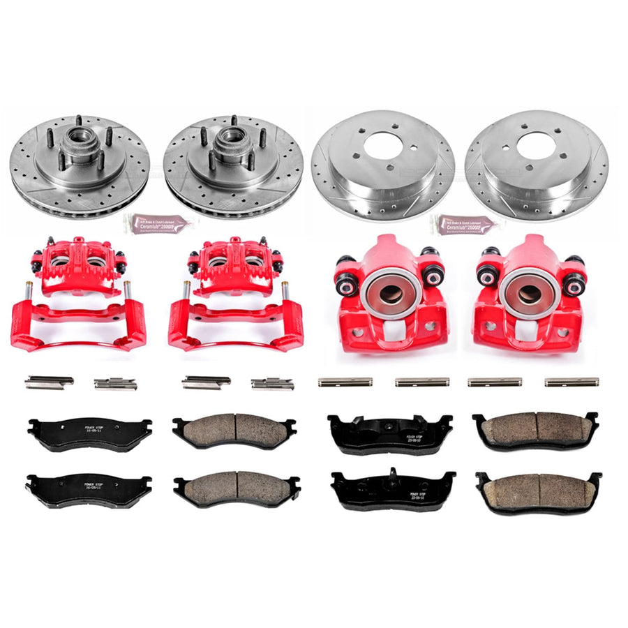 1-Click Performance Brake Kit with Calipers Power Stop (KC1919)
