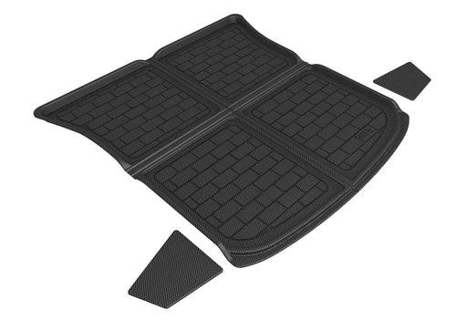 3D MAXpider Kagu Custom Fit Cargo Liner (Black) Compatible with Tesla Model Y 5-Seat 2020-2026 - Rear Upper Cross Fold Cargo Liner