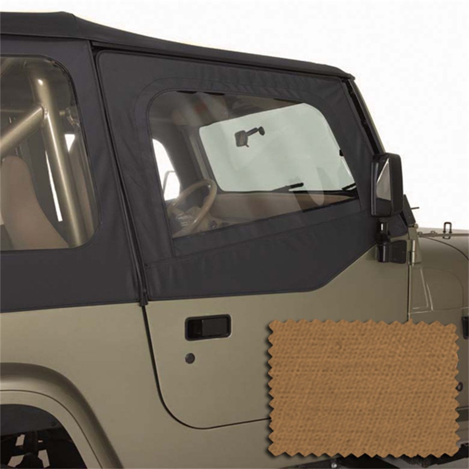 Door Skins Rugged Ridge for Jeep Wrangler YJ | Vinyl, Spice | 13716.37 | Fits 1988-1995 Jeep Wrangler YJ