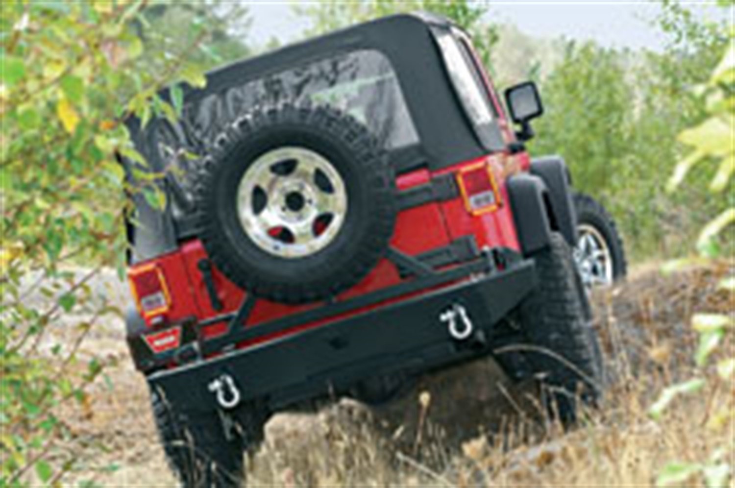 Rock Crawler WARN 74300 Rear Bumper for Jeep Wrangler (2007-2017) and Wrangler JK (2018)