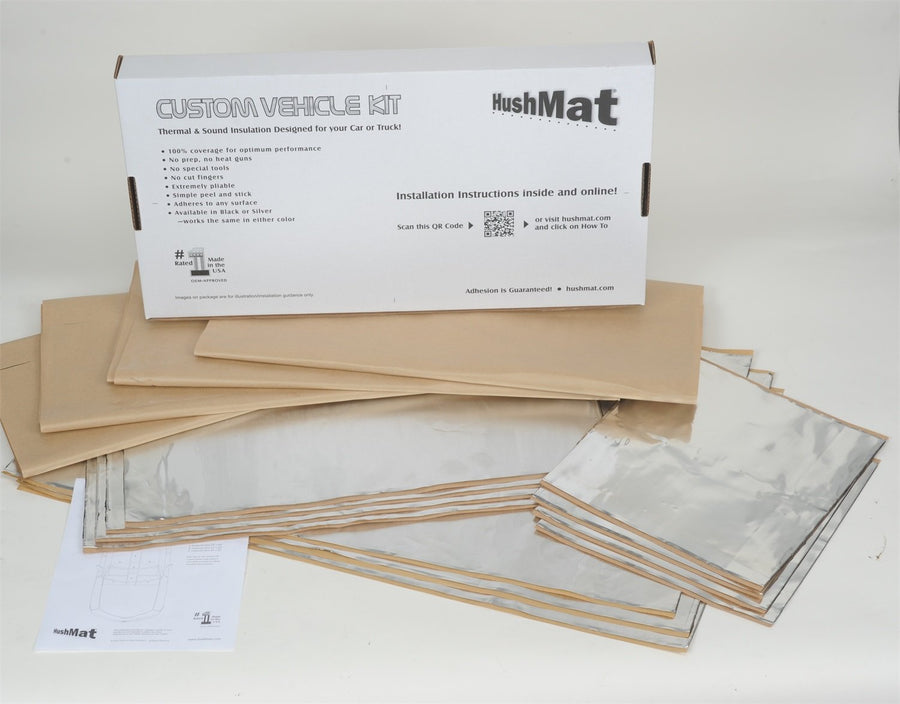 Hushmat Sound & Thermal Insulation Kit 80004 - High Top - Day Cab - Heavy Truck
