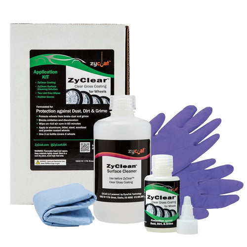 ZyClear ZyCoat 15505 Wheels Surface Protection Clear Coat Application Kit - Clear, 2 Ounce