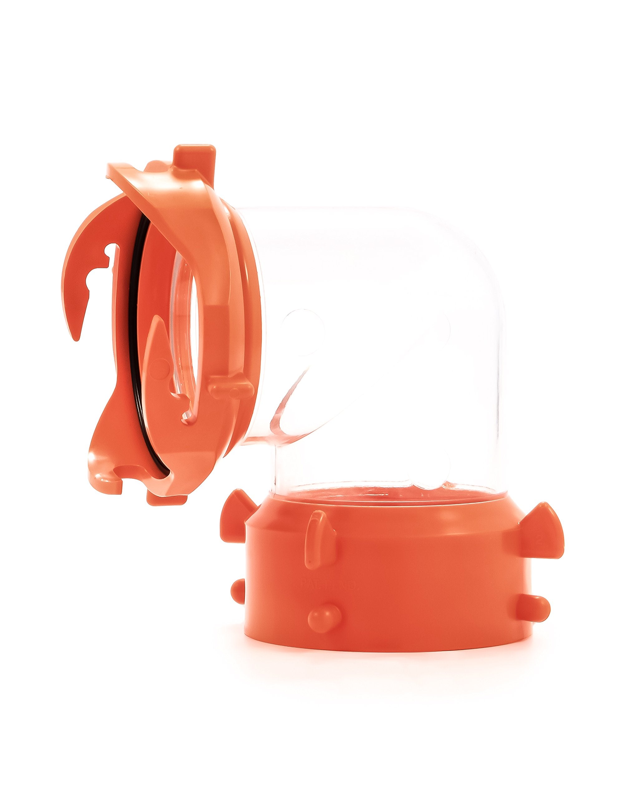 RhinoFLEX Camco 39857 Clear 90 Degree Sewer Hose Swivel Fitting