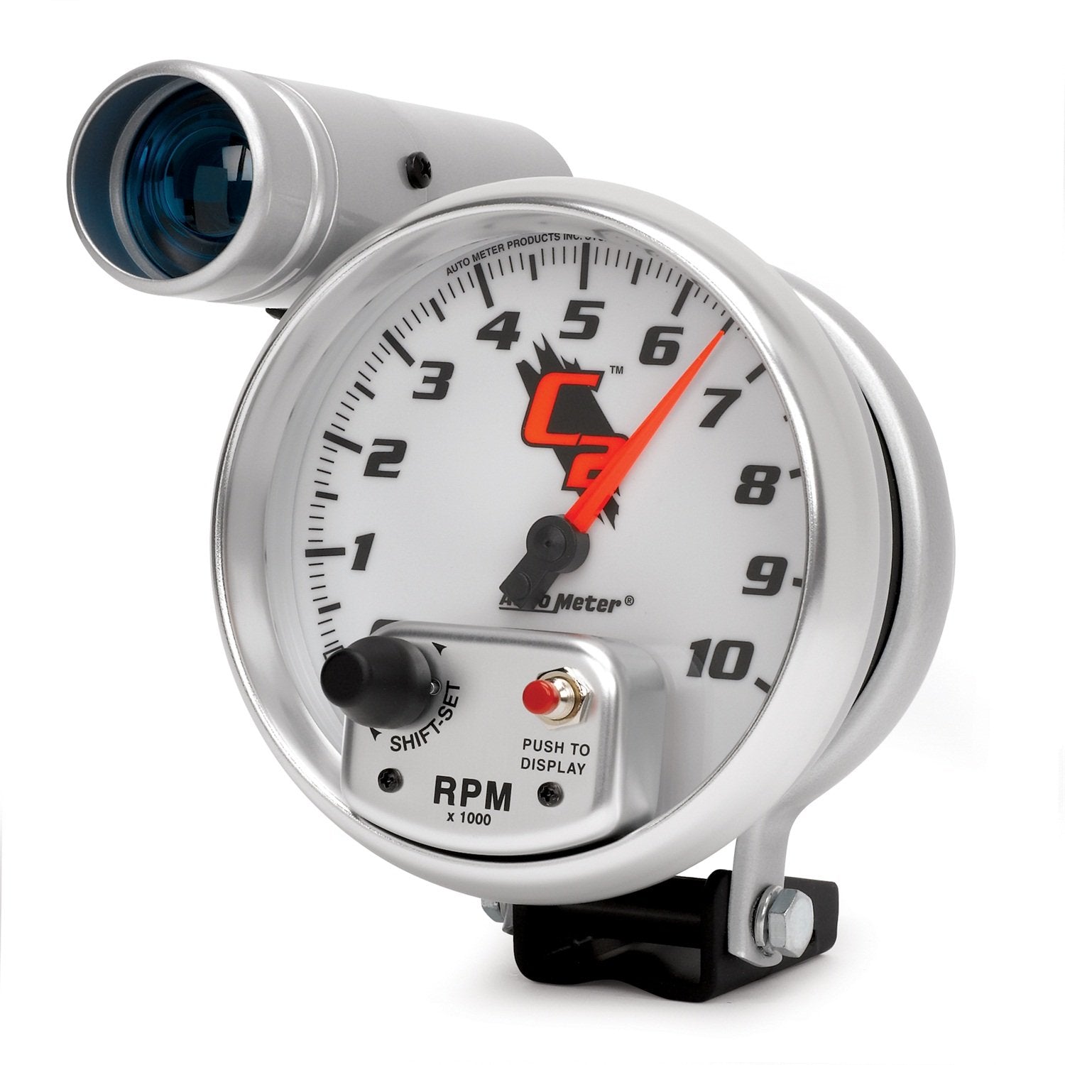 Auto Meter C2 Pedestal Mount 7299 Shift-Lite Tachometer Gauge