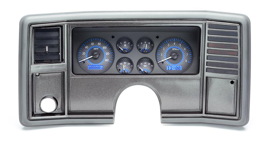 Dakota Digital VHX-78C-MC-C-B Analog Gauge Instrument System with round speedometer Compatible 1978-88 Chevy Monte Carlo, 1978-87 Chevy El Camino/GMC Caballero and 1978-83 Chevy Malibu