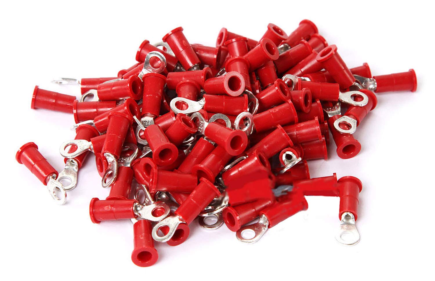 Metra Ring Terminal RVRT6 (22-18Ga #6 Red(100)), 1 Pack