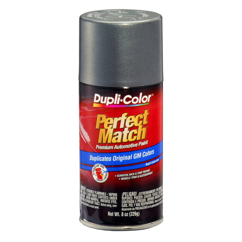 Dupli-Color Perfect Match Automotive Spray Paint – Gunmetal Metallic General Motors, 84 WA7782 – 8 oz. Aerosol Can