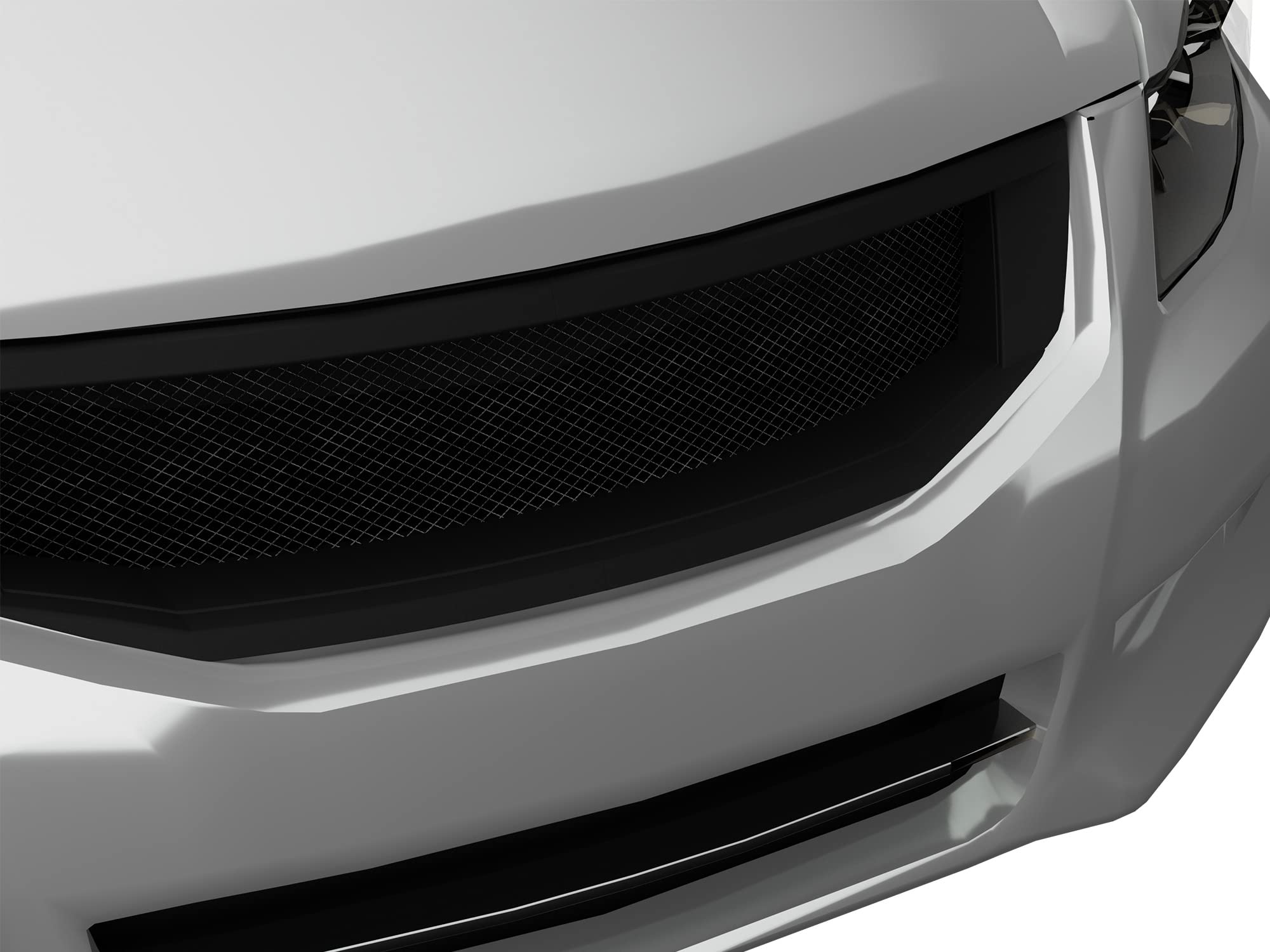 Mesh Grille Armordillo USA Fits 2011-2012 Honda Accord Sedan-Gloss Shell/Matte Black in