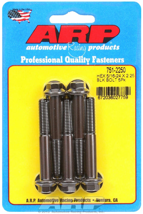 Hex ARP (751-2250) Oxide Bolt, Black