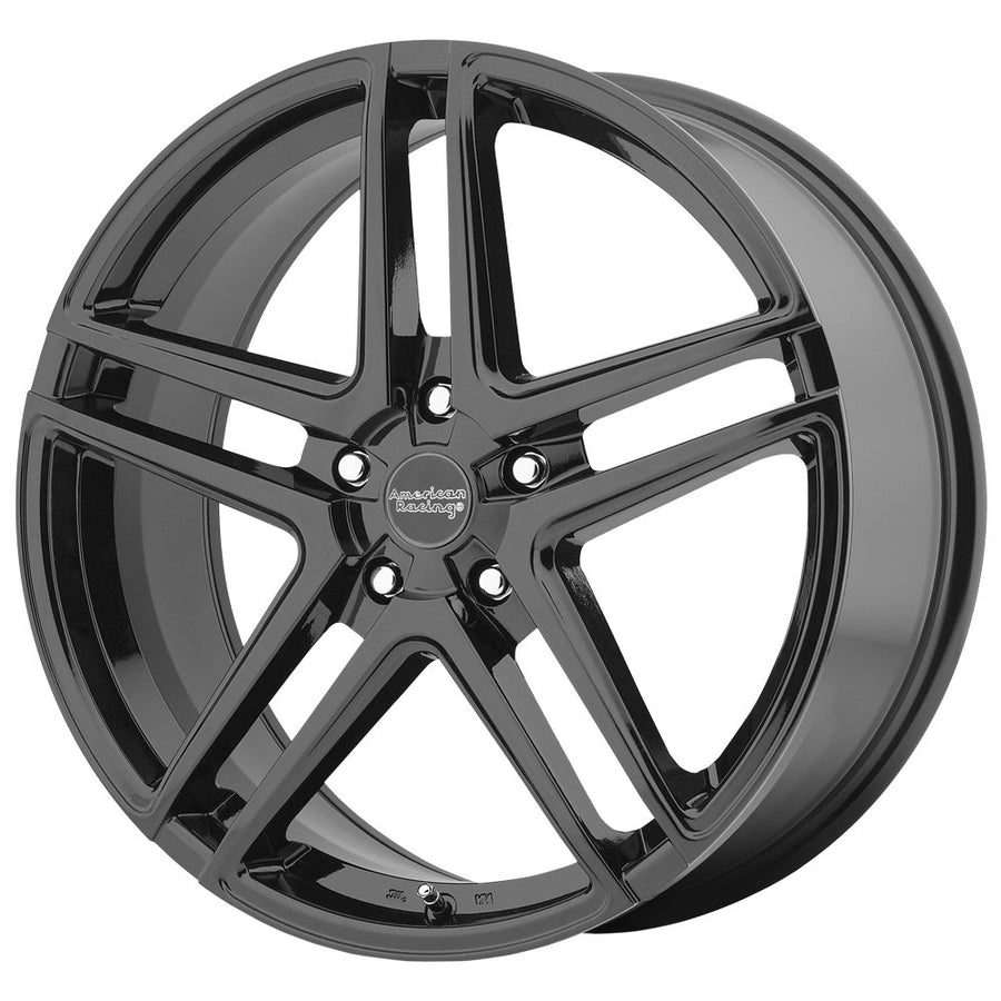 AR907 American Racing 16X7 5X112 5.57 40mm GLOSS BLACK - AR90767056340