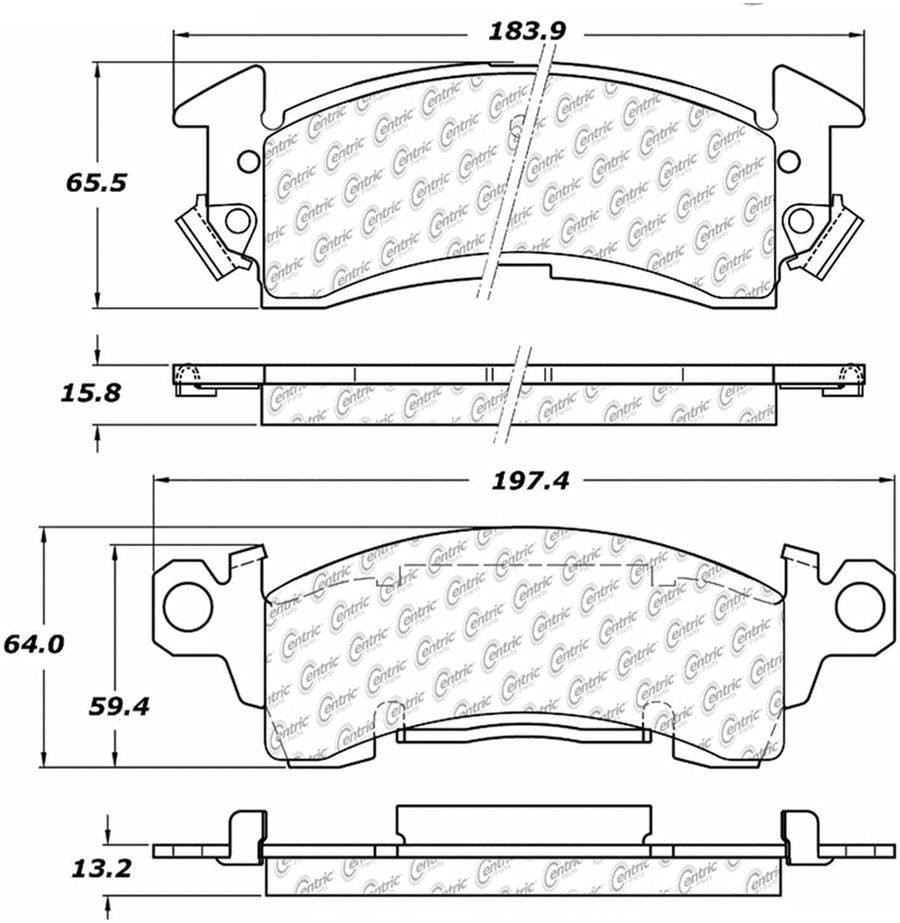 StopTech Truck & SUV Pad 319.00520
