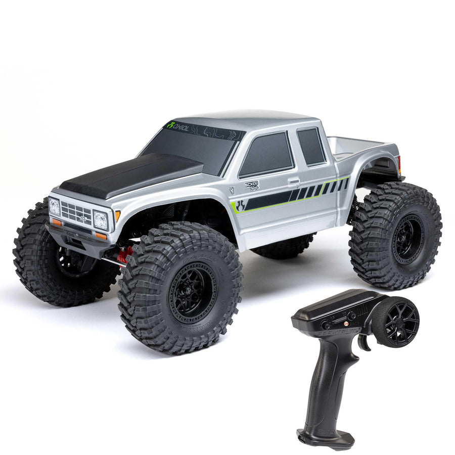 Axial RC Truck 1/10 4X4 SCX10 III Coyote RTR (Battery and Charger Not Included) Brushed Rock Crawler, Silver, AXI-2036T1