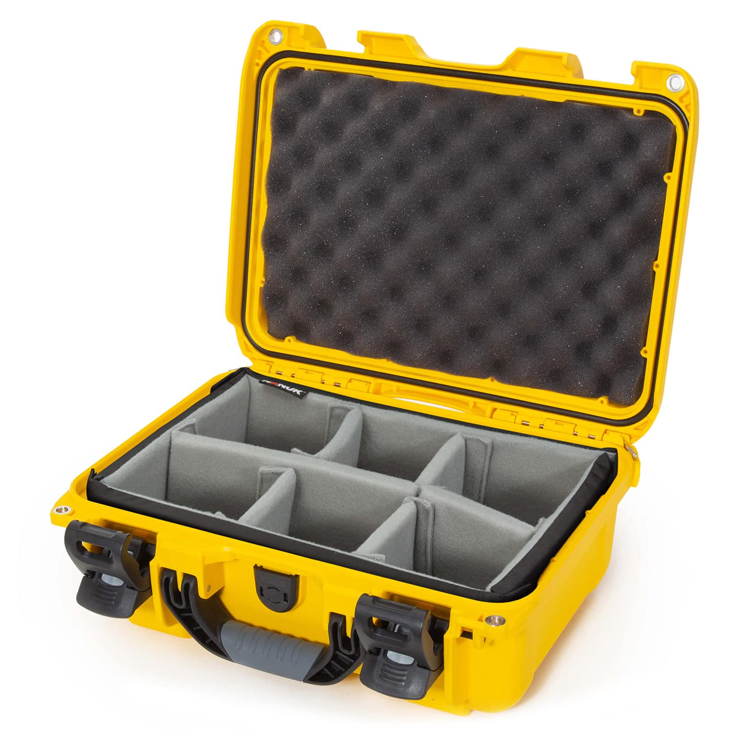 Waterproof Nanuk 915 Hard Case with Padded Dividers - Yellow