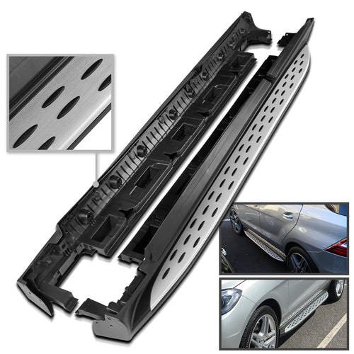 Aluminum Side Step Bars Spec-D Tuning Running Boards Compatible with 2012-2015 Mercedes-Benz W166