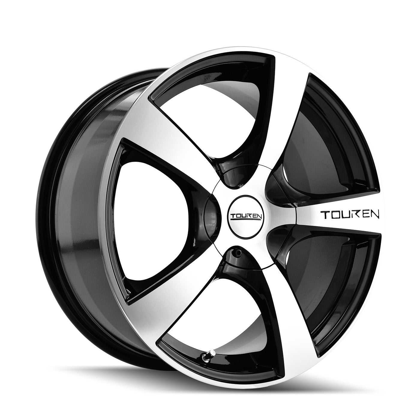 18x8 TR9, Bolt Pattern: 5x112/120, Offset: 40, BLACK/MACHINED FACE/MACHINED LIP, set of 1