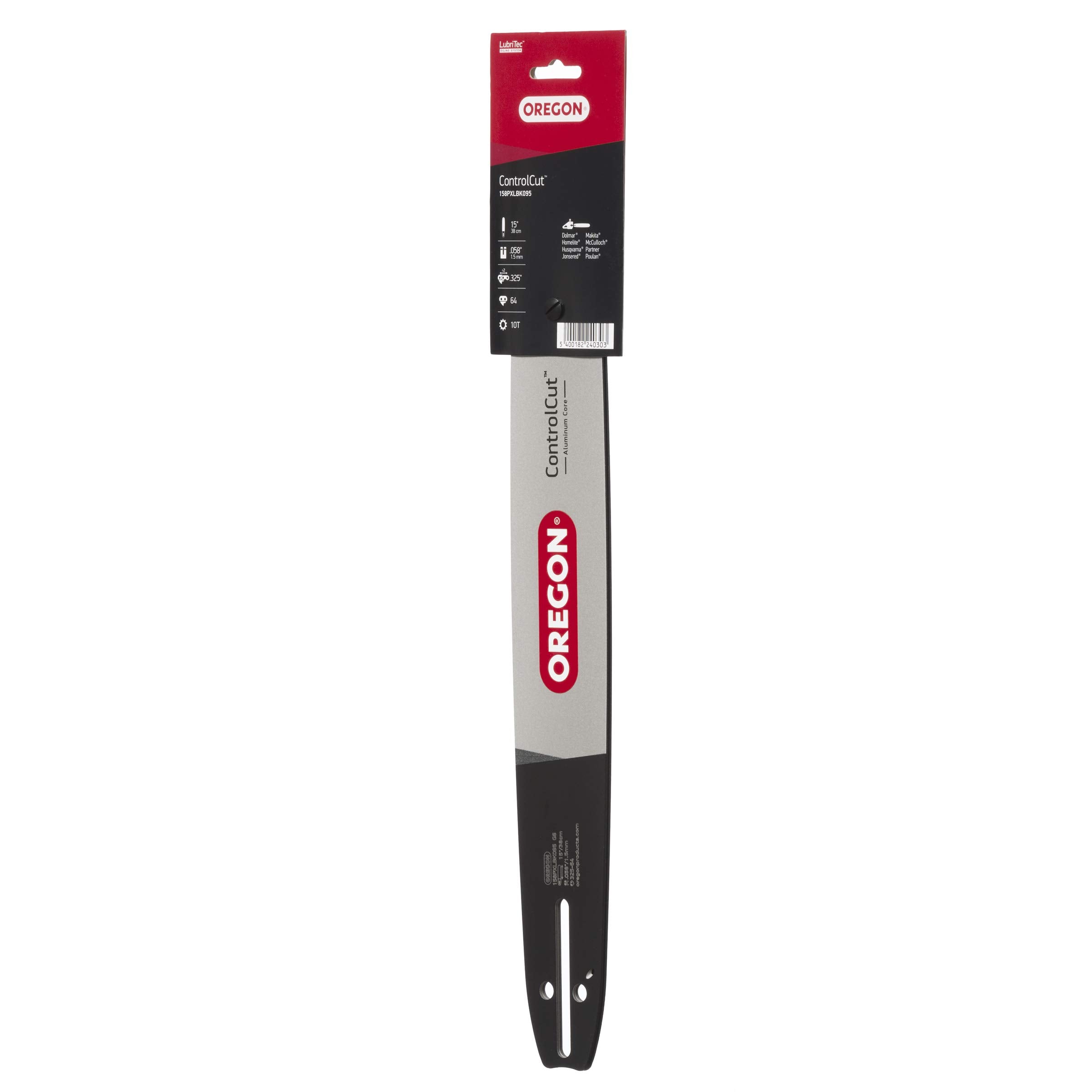 Oregon .058" Gauge 158PXLBK095 .325" Pitch 15" ControlCut Guide Bar