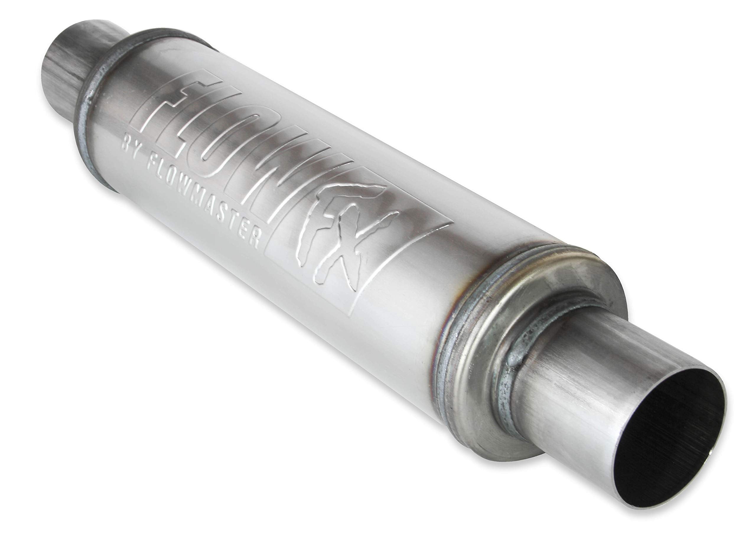 Flowmaster FlowFX 717880 Cat-Back Exhaust Kit 2.5 Inch 409 Stainless Steel 3.5 Inch Black Ceramic Coat Stainless Steel Tip Compatible with 1997-1999 Jeep Wrangler TJ 2.5L 4.0L