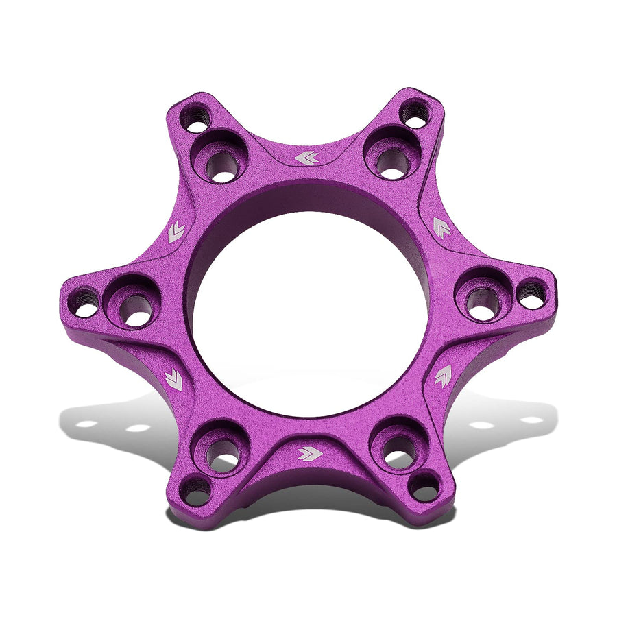 Purple NRG Innovations SRK-LOTH-PP Gaming Steering Wheel Hub Adapter Compatible with Logitech G923 G29 G920 G27, 6 X 70mm Bolt Pattern