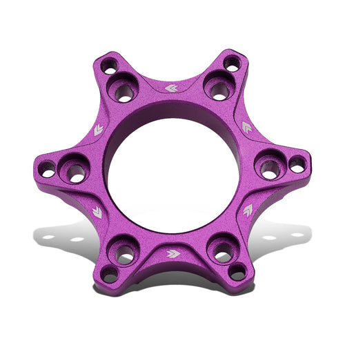 Purple NRG Innovations SRK-LOTH-PP Gaming Steering Wheel Hub Adapter Compatible with Logitech G923 G29 G920 G27, 6 X 70mm Bolt Pattern