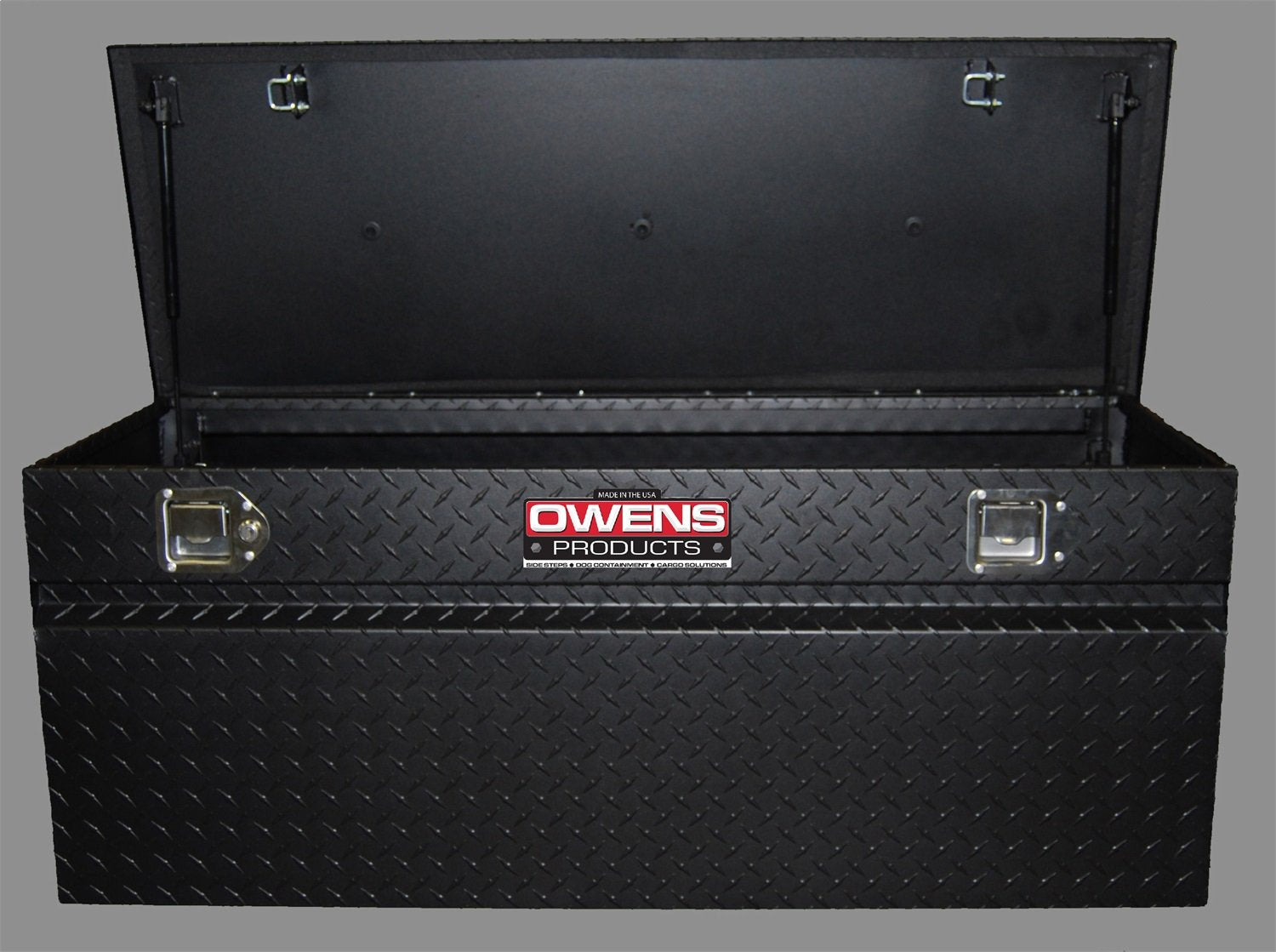 Garrison Series Truck Tool Box 44029 Utility Chest / 46.5 Inch / Diamond Tread Aluminum / Bright / Owens Products