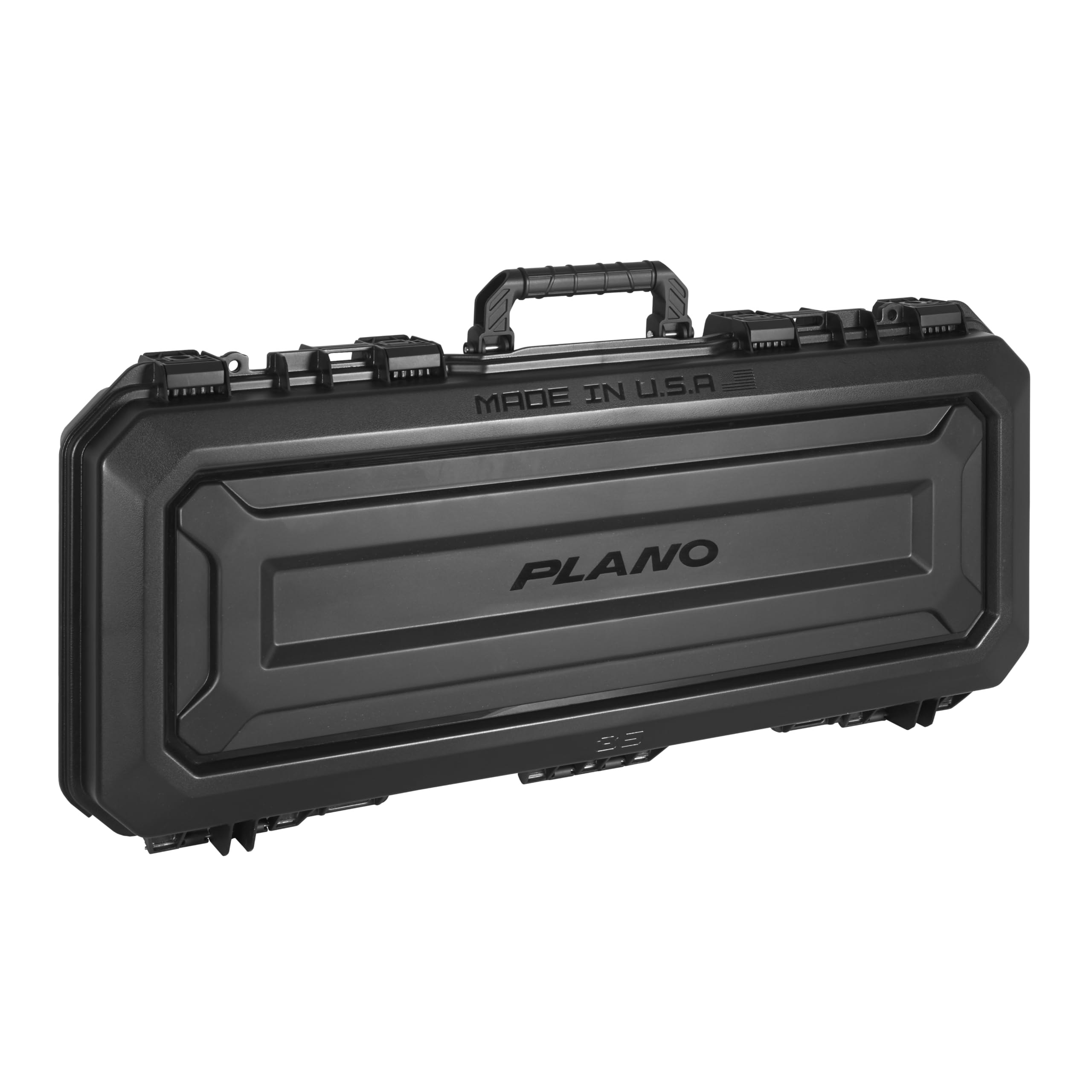 All Weather Plano 36” Tactical Gun Case, Black with Pluck-to-Fit Foam, Watertight & Dust-Proof Shield Protection, Airline Approved