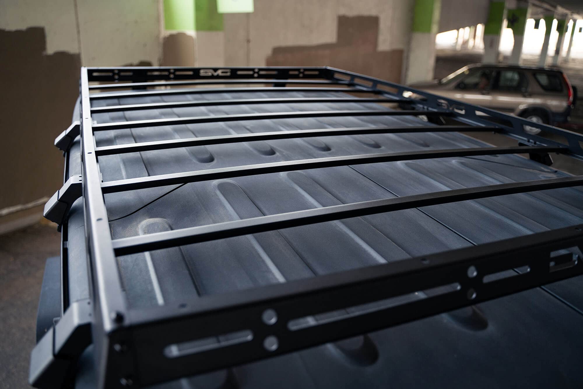 Roof Rack Full-Length for 2007-2018 Jeep Wrangler JK 4-Door | Mount Roof Top Tent | Bolt-On Installation | Multiple Tie Down Points | 300 lb Capacity | Multiple Accessories | DV8 Offroad