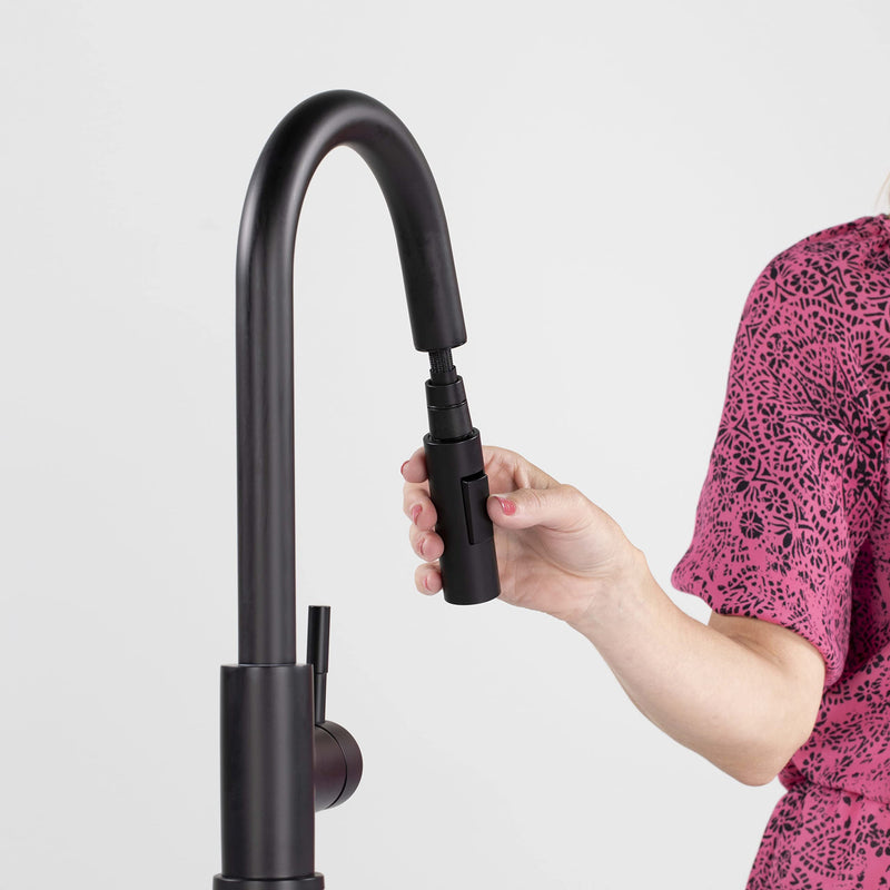 Pull Down Flow Max Bullet Kitchen Faucet for RVs and Residential