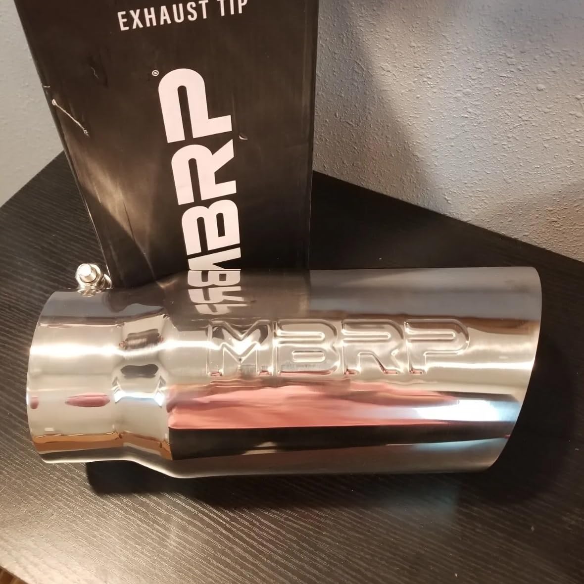Exhaust Tip MBRP T5052 (5" O.D. Angled Single Walled 4" Inlet 12" Length, T304)