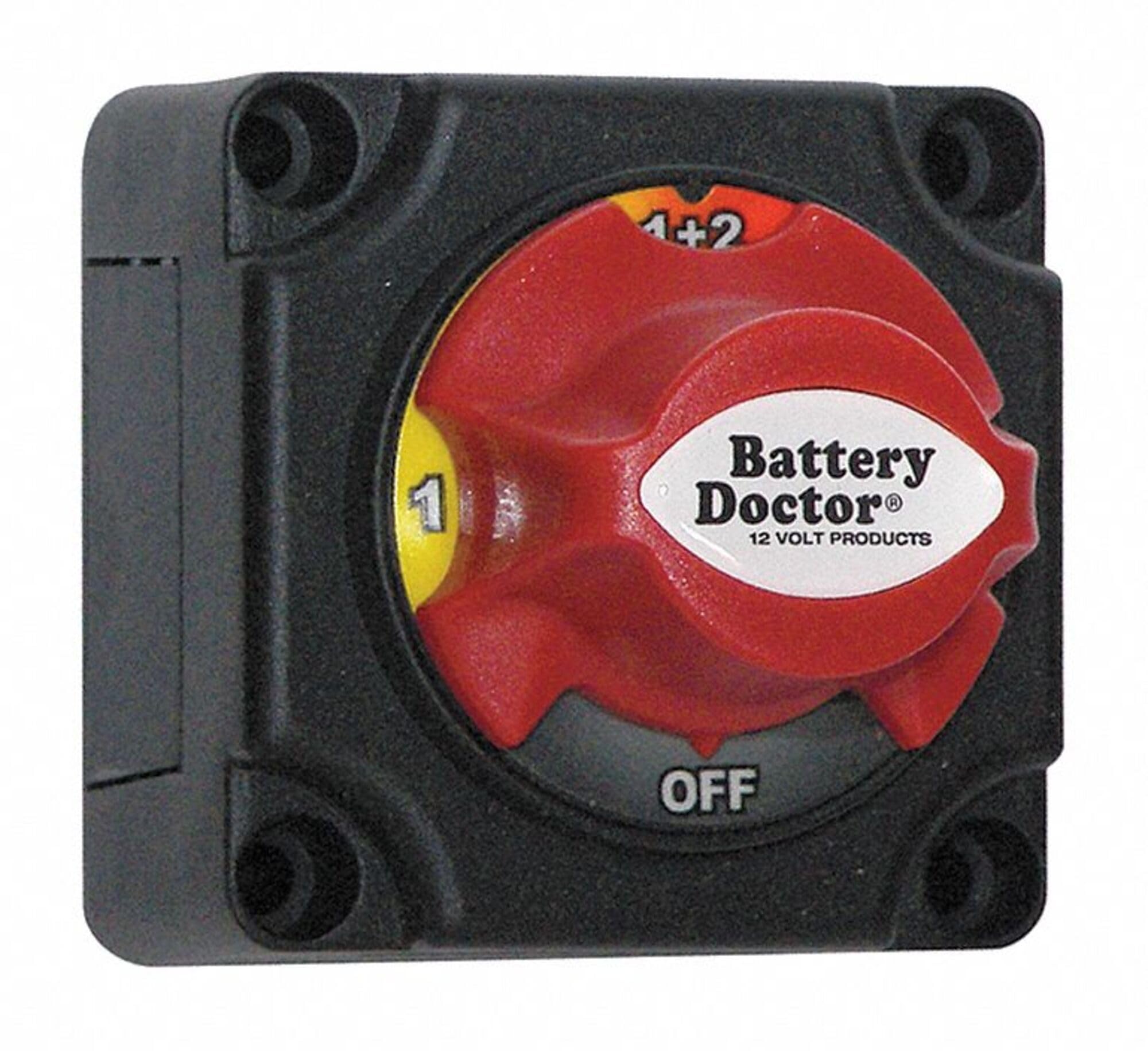 20393 Battery Doctor - Rotary Dial Disconnect Switch w/Bottom Cover - Off/1, Both/2 - Lot of 12