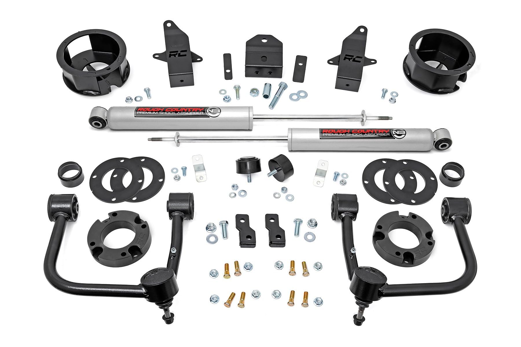 3.5" Rough Country Suspension Lift Kit for 24-25 Toyota Land Cruiser - 72630