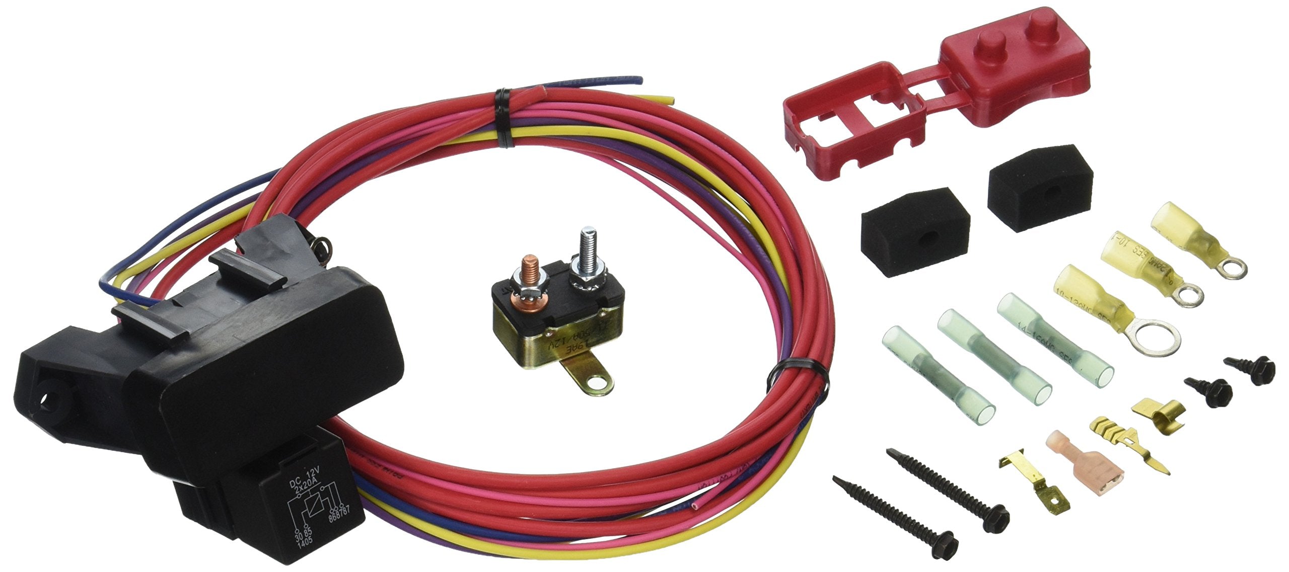 70203 Painless Performance Cirkit Boss Weather Sealed Auxiliary Fuse Block, 3-Circuits (1 Constant/2 Ignition)