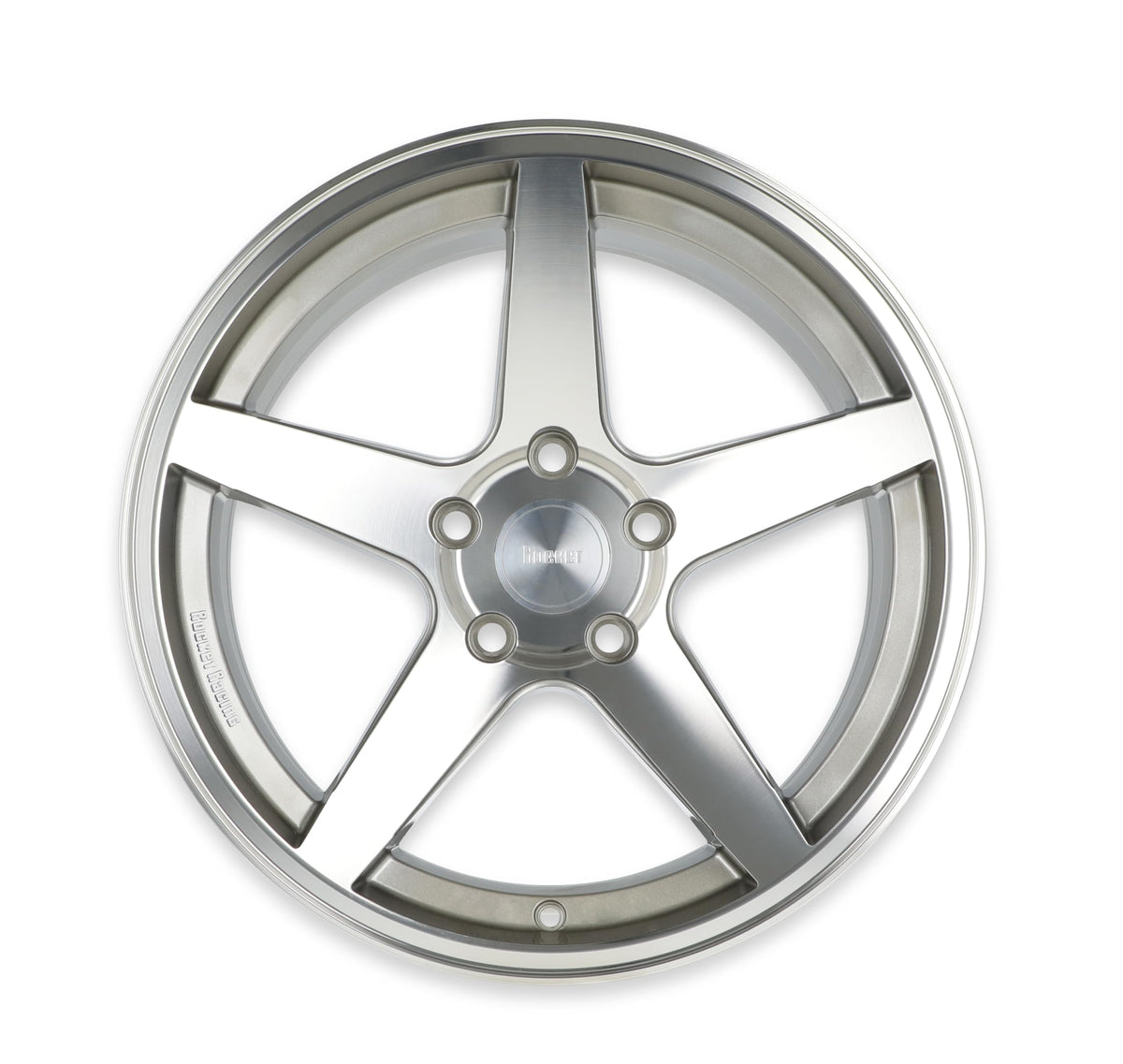 Flare Series Rocket Racing Wheels TTR29-817355-C - Titanium/Machined