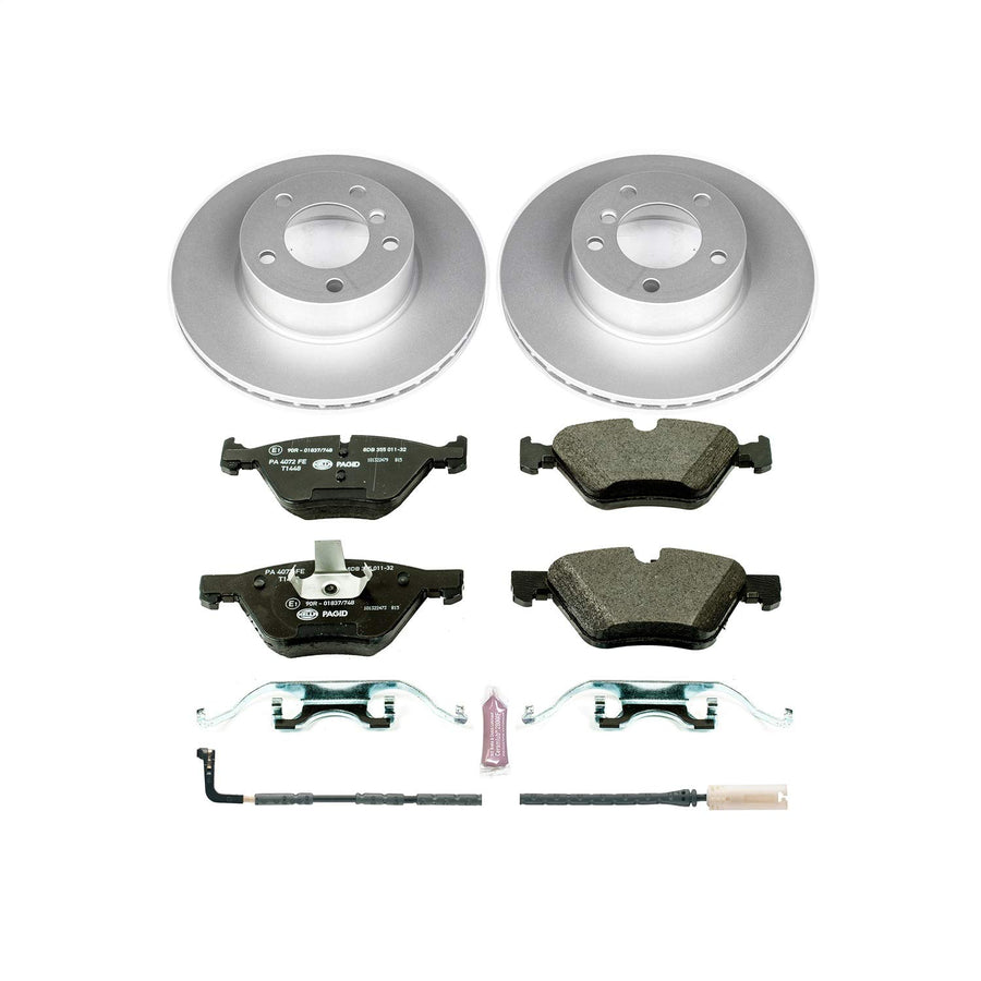 Power Stop ESK4589 Euro-Stop Front Brake Kit For BMW 325xi 2006, BMW 328xi 2007 [Model Specific]