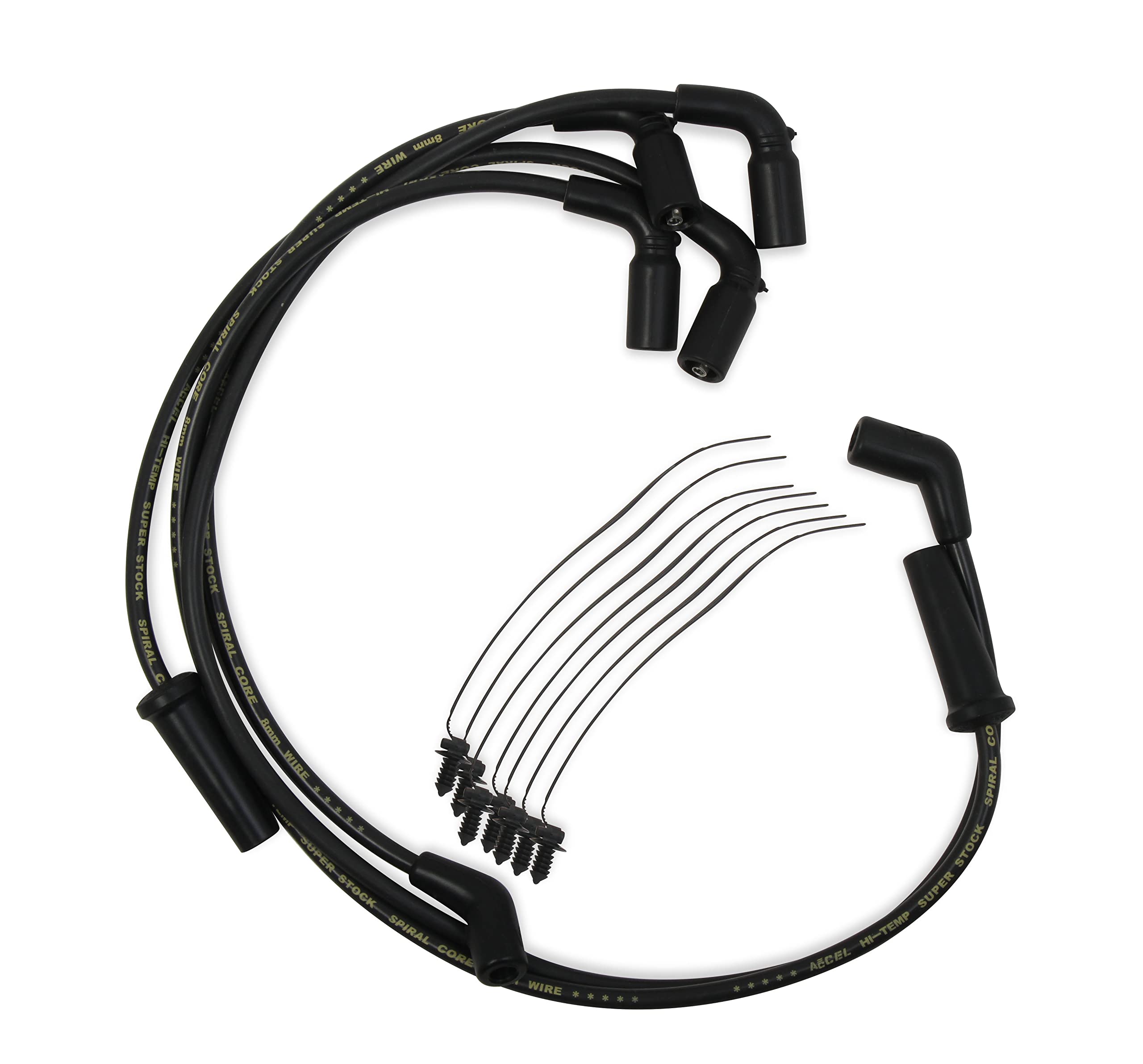 Custom Wire Set ACCEL 171116-K - 8mm - Black