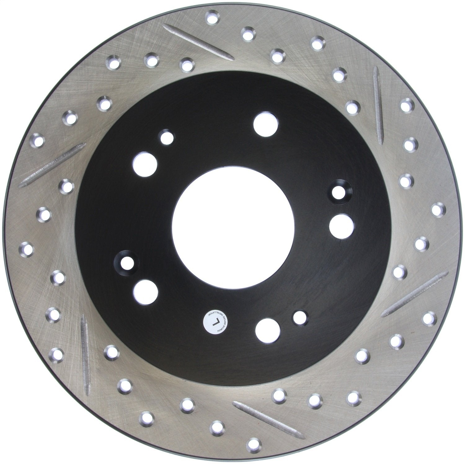 StopTech Sport Drilled/Slotted Brake Rotor 127.40040L (Rear Left), 1 Pack