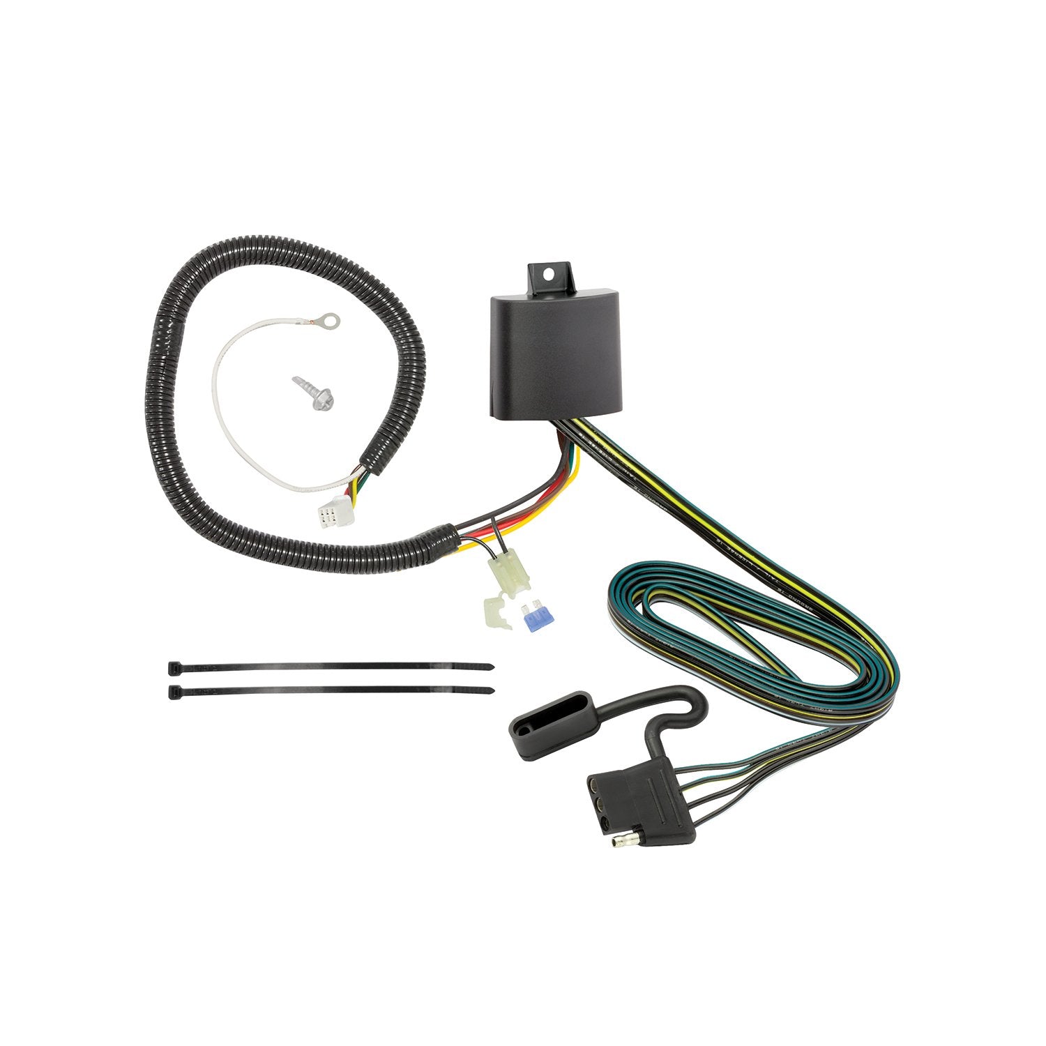 T-One Tekonsha 118741 T-Connector Custom Harness, 4-Way Flat, w/Circuit Protected ModuLite HD Module, Compatible with 2017-2025 Honda CR-V