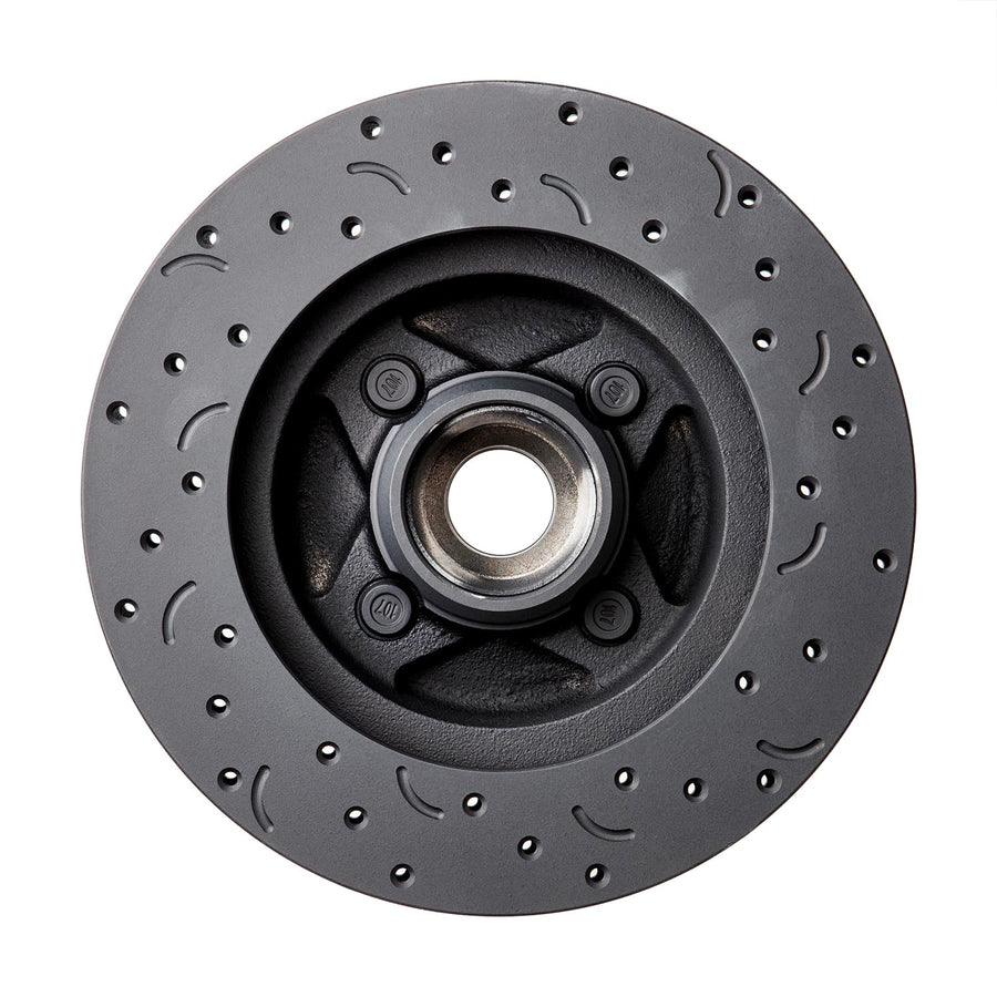 Hawk Performance Talon Rotors Cross-Drilled and Slotted HTC4011