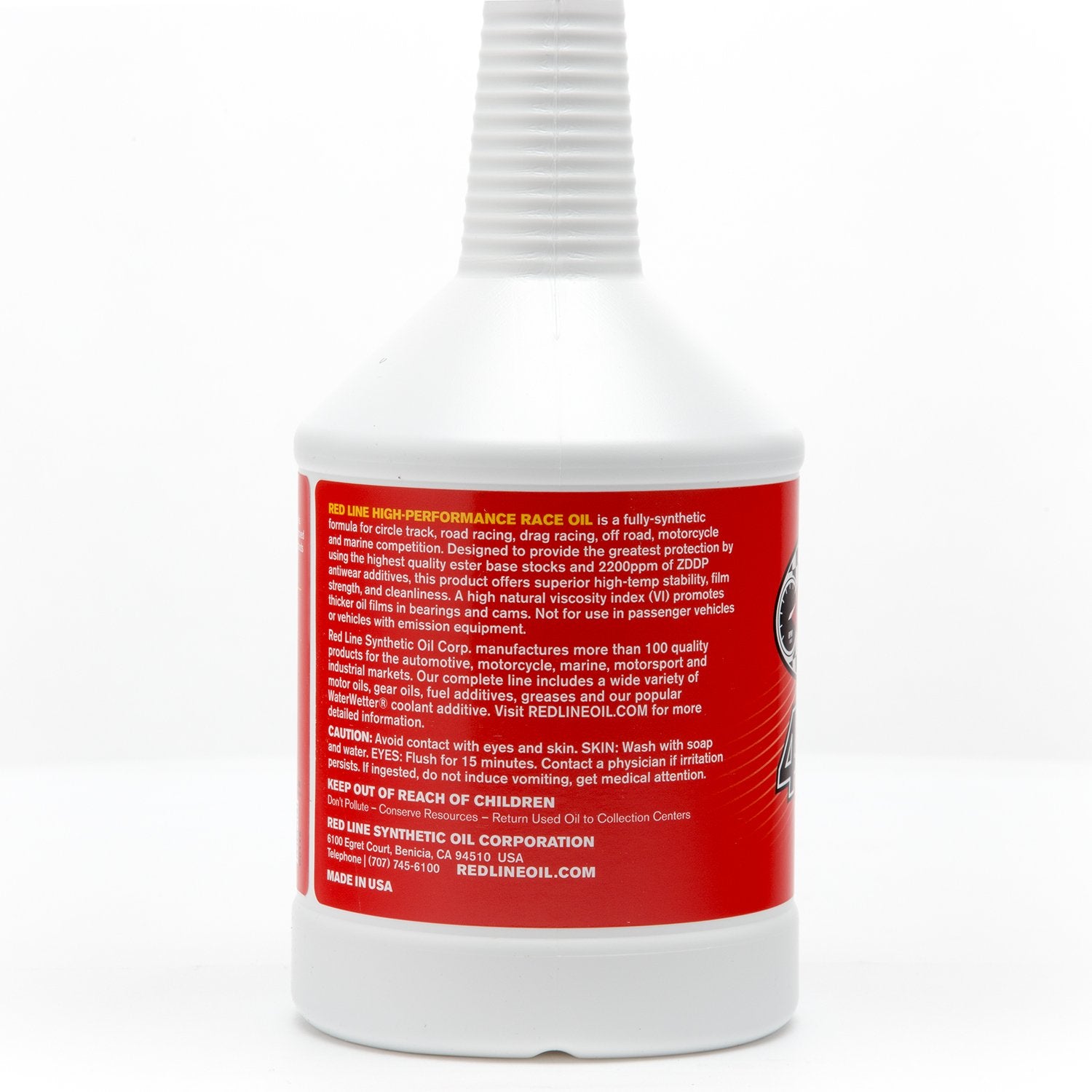 Red Line 10404 Synthetic Race Motor Oil 40WT (15W40) - 1 Quart (6 Pack)