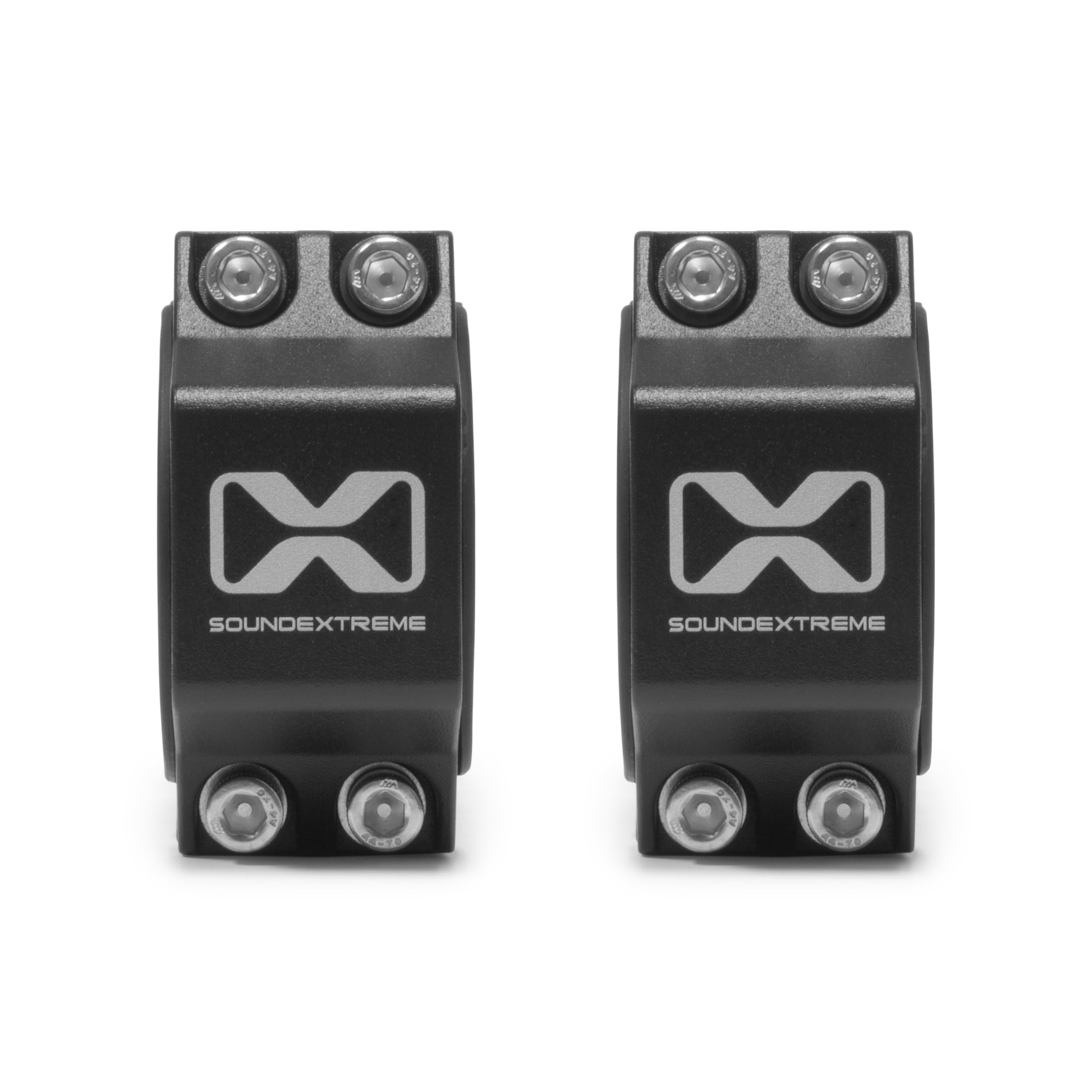 LED Whip Light Mounting Bracket SoundExtreme SE V8 2PC Heavy Duty Aluminum 360 Degree Rotation for 1.75-inch to 2-inch Roll Cage Bar Applications (Set of 2)