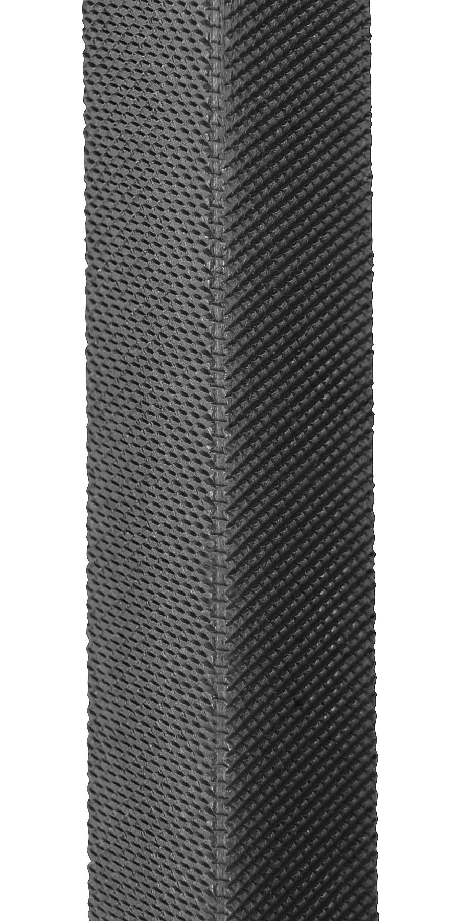 W7544 Performance Tool 8" Triangle Tapered File XL Oversized Handle Half Round File, Heat Treated High Carbon Steel for Deburring, Finishing, and Shaping - 13.25-Inches