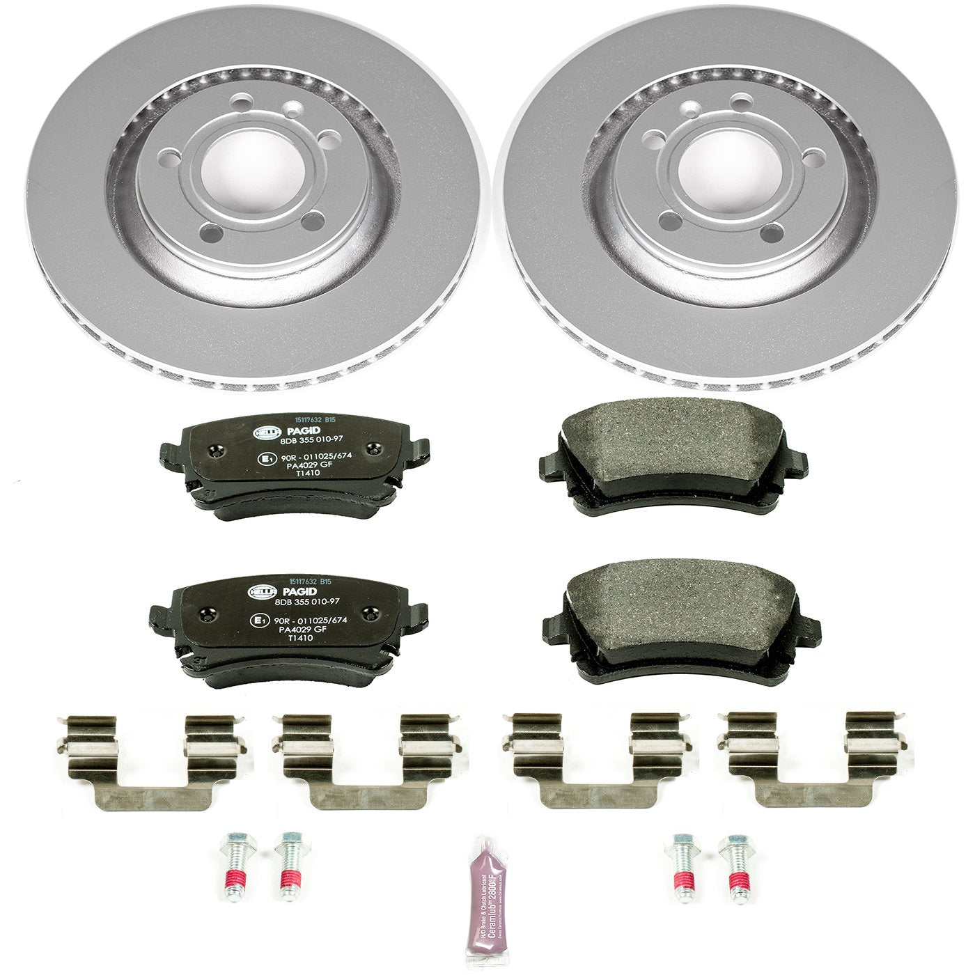 Euro-Stop Brake Kit Power Stop ESK4564 For Audi S4 2004-2009 [Model Specific]