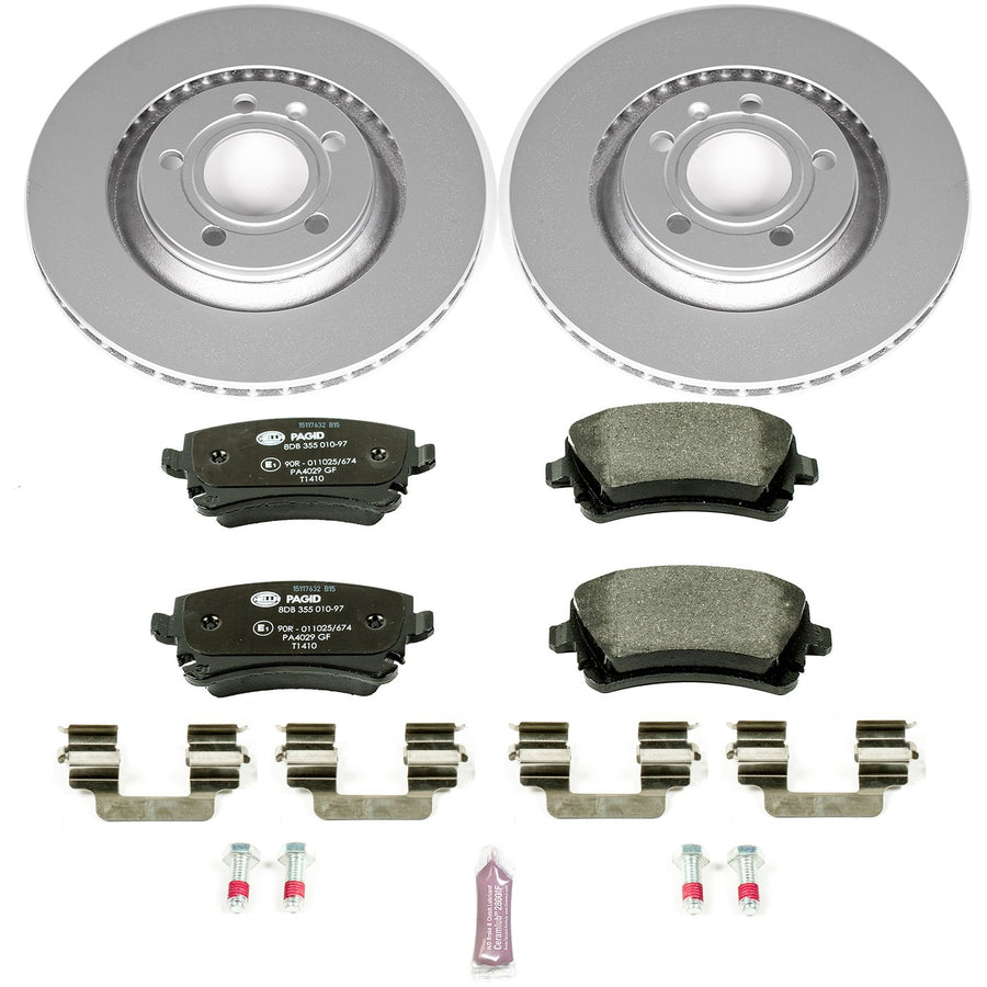 Euro-Stop Brake Kit Power Stop ESK4564 For Audi S4 2004-2009 [Model Specific]