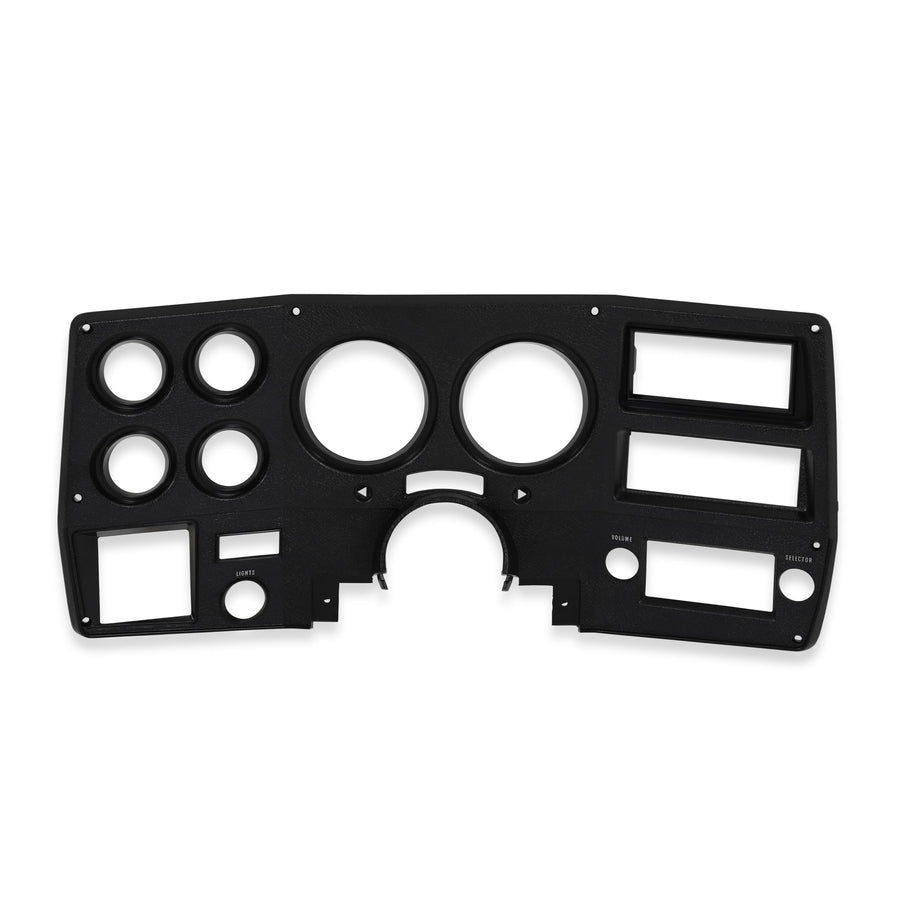 INST776 Brothers Trucks Instrument Cluster Bezel - With A/C - Black/Chrome